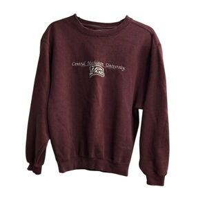 Central Michigan University Mom Sweatshirt - Maroon , Size Small